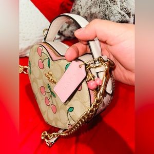 Heart cherry 🍒 purse 👜